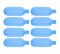 Parliky 8pcs Blue Ice Packs for Coolers Small Reusable Freezer Pack Crystals Box for Air Cooler Fan for Camping Home and Office Use