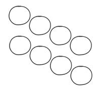 Parliky 8pcs Condenser Microphone Rubber Rings Elastic Bands for Shock Mounts Anti-vibration Soft Replacement for Studio Recording Compatible with Various Mic Holders