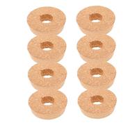 Parliky 8pcs Cork Planter Stoppers Hydroponic Vase Cork Hydroponic Flower Pot Canning Jar Lids Lids for Plant Vases Glass Planter Cute Flower Brown