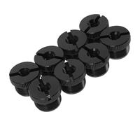 Parliky 8Pcs Microphone Stand Screw Adapter 1/4" to 5/8" Thread Converter Kit Metal Mic Holder Accessories for Studio, Live Streaming, Events Mounts