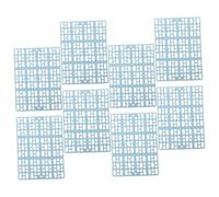 Parliky 8pcs Rabbit Cage Mats Reusable Plastic Bunny Foot Pads Non-slip Cushion Floor Mats for Small Animal Habitats Pet Cage Bedding for Rabbits and Guinea Pigs