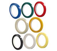 Parliky 8pcs Violin Fingerboard Tapes Self-adhesive Colored Stickers Fretboard Note Position Decals for Beginner Violin and Cello Players