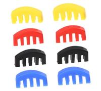 Parliky 8pcs Violin Practice Mutes Rubber Violin Mute Set for Silent Practice Professional and Viola Rubber Silencers