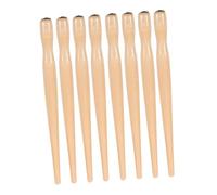 Parliky 8pcs Wooden Dip Pen Holder for Calligraphy and Drawing Compatible with Various Nibs Precision Cartoon Comic Art Pen Handles Stylish Natural Finish for Artists and Lettering