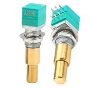 Parliky A250K Guitar Potentiometer 2-Pack Audio Volume Control Pots for Electric Guitar Replacement Short Split Shaft and Upgrade