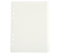 Parliky A5 Binder Dividers 12 Pack 6-Hole Translucent Tab Dividers with Writable Index Classified Labels for Notebooks Files Planners Reports and Quick Reference