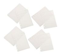 Parliky A6 Refill Planner Pages Set 4 Books Undated Loose Leaf Weekly Monthly To Do List Paper Inserts 6-Hole Punched Binder Inner Paper Notebook Agenda Refill for Office and School