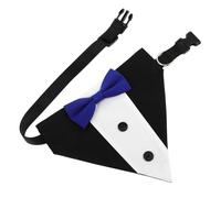 Parliky Absorbent Pet Triangle Bib Scarf for Large Dogs Adjustable Drool-resistant Bandana Stylish Dog Birthday Party Accessory Comfortable Neckwear for Spring Autumn Use