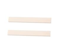 Parliky Acoustic Guitar Bone Nut and Saddle Blank Set 80x11x3mm Beige Plastic Replacement Parts for Mandolin and Folk Guitar Ensuring Clarity and Durability
