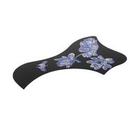 Parliky Acoustic Guitar Pickguard Scratch Plate with Lotus Flower Pattern Self Adhesive Replacement Instrument Part for Guitar