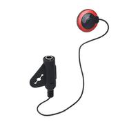 Parliky Acoustic Guitar Pickup System Black Plastic Piezo Pickup with Audio Signal Transmission Easy Installation for Live Performances and Recording
