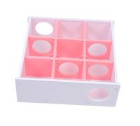 Parliky Acrylic Hamster Maze for Small Pets Pink Transparent Labyrinth Tube Playground Exercise Tunnel for Hamster Agility and Activity Safe Non Scratch Pet Habitat Enrichment