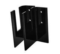 Parliky Acrylic Skateboard Display Holder Wall Mounted Rack for Secure Skateboard Storage Space-saving Design with Stylish Black Finish Choice for Skateboarding Lovers