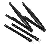 Parliky Adjustable Accordion Shoulder Strap Detachable Leather Belt Comfortable Solid Color for Various Accordions and Body Types Easy to Carry and Store
