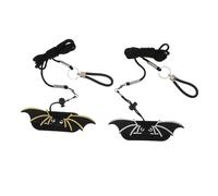 Parliky Adjustable Lizard Harness with Stylish Wing Design PU Material Reptile Leash for Small Pets Like Bearded Dragons Geckos and Chameleons Portable Outdoor Walking Traction Rope