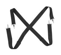 Parliky Adjustable Marching Snare Drum Strap with Dual Shoulder Sling for Comfortable Percussion Support Black Wide Drum Shoulder Belt Suitable for Snare