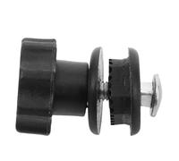 Parliky Adjustable Music Stand Knob with Precise Control Black Plastic and Metal Hand Knob and 0.6cm Tightening Screw, Replacement Accessory for Piano Book Rack and Music Stand