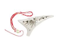 Parliky Alto Fresh Protective Beginners with 12-hole Ceramic for Ocarina and Portable Bag Rope, Lightweight Musical Instrument Featuring Wonderful Workmanship and Unique