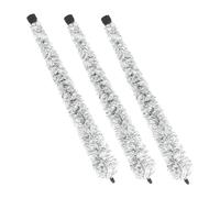 Parliky Alto Saxophone Cleaner Brush Kit before Performances for Professional Maintenance and Cleaning 3pcs with Soft Cotton Thread and Metal Handle, Gentle Material for Handheld Use