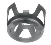 Parliky Aluminium Alloy Alcohol Stove Stand Burner Base Silver Camping Stove Rack Outdoor Cooking Equipment Support