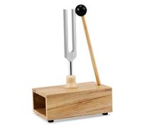 Parliky Aluminium Alloy Tuning Fork with Mallet and Resonance Box Accurate Pitch for Instrument Tuning Hearing Testing and Relaxation Sound Therapy Tool for Yoga and Healing