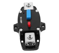 Parliky Amp Circuit Breaker Manual Reset Inline Fuse Holder for Car Rv Boat Audio System Protection Compact Space-saving Design with Advanced Automatic Resettable Fuse for Trolling Motors