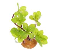 Parliky Artificial Trailing Plants Vivarium Fake Green Grass Plant Ornament for Reptile Tank Pet-safe Material