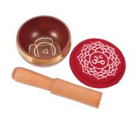 Parliky Authentic Nepal Tibetan Singing Bowl with Sound Bowl Comfortable Grip Mallet Soft Cushion Handcrafted for Meditation Yoga Mindfulness Relaxation Practices Portable Spiritual Tool