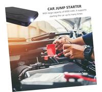 Parliky Auto Jump Starter Car Power Bank with USB Charging Port Emergency Flashlight Overcharge Protection Portable Battery Booster for Gasoline and Diesel Vehicles