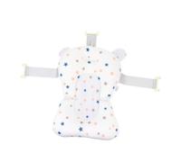 Parliky Baby Bathtub Seat with Anti-Slip Floating Mesh and Cotton Fabric Newborn Bath Pad Suitable for Baby Bathing and Bath Time
