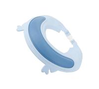 Parliky Baby Blue Silicone Shampoo Hat for Shower and Bath, Animal Shape Design Protects Ears and Blocks Water and Foam, for Baby Shower Safety
