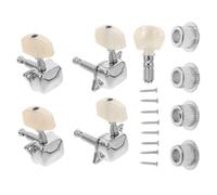 Parliky Banjo Tuning Pegs Full Locking Tuners for Banjo Machine Head Zinc Alloy Pvc String Keys
