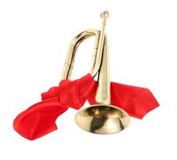 Parliky Beginner Charge Trumpet for Marching Easy to Learn Brass Wind Instrument for Music Bands Student Musician Performance Includes Replacement Mouthpiece