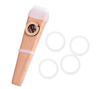Parliky Beginner Kazoos Wooden Musical Instrument Set Easy to Play and Can Be Accompanied by Guitar or Ukulele Suitable for All-age Young Players in Uk Jam Sessions
