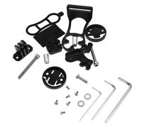 Parliky Bike Computer Mount Adapter Aluminum Alloy Handlebar Holder for Mountain Road Bikes Easy Installation Compatible with Garmin Wahoo Polar