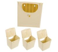 Parliky Bird Nest Breeding Box Hangers Finch Nesting Cage Plastic Nest Box for Parakeets Birds Budgie