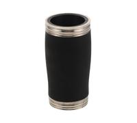 Parliky Black Clarinet Barrel Replacement Pipe Section for Wind Instrument Accessories Lightweight Two-section Tuning Tube with Easy Installation and Efficient Pitch for Musicians and