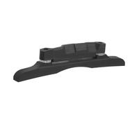 Parliky Black Wood Mandolin Bridge Replacement with Lightweight Delicate Shape, Easy to Transport Mandolin Accessory for Playing the Go and Gigs