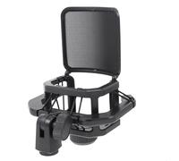 Parliky Blowout and Shock Microphone Stand Micphone Rack for Podcast Microphone Stand Holder Adjustable and Black Material for Recording Studio and Boom Arm Mic Setup