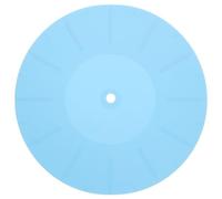 Parliky Blue Silicone Turntable Platter Mat Vinyl Record Pad Anti-static Shock Absorption Slipmat for Record Player