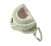 Parliky Breathable Sugar Glider Pouch Carrier with Anti-lost Design Shoulder Strap Small Animal Bag for Hamster Rat Guinea Pig Outdoor Travel and City Outings