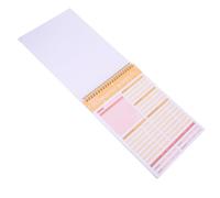 Parliky Budget Notepad Monthly Spiral Budget Planner Portable Financial Ledger Book for Home Office School Compact Expense Tracker DIY Sections for Budgeting Goals