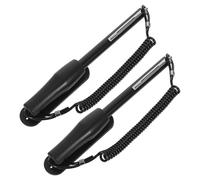Parliky Capacitive Stylus Pen High Precision 2pcs with Spring Coil Lanyard Plastic Touchscreen Pen Featuring Universal Compatibility and Secure Attachment for Phones and Pcs for Sketching