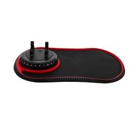 Parliky Car Dashboard Anti-slip Mat Non-skid Organizer for Phones Keys Coins Holder Vehicle Panel Slip Mat Red