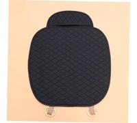 Parliky Car Interior Seat Cushion Breathable Non-slip Pad with Fashion Lattice Design for All Seasons Washable Car Seat Cover Protecting Against Dirt and Wear Black