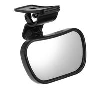 Parliky Car Rearview Mirror for Backseat Observation Impact-resistant Black Interior Mirror with Installation Safety for Monitoring While Driving
