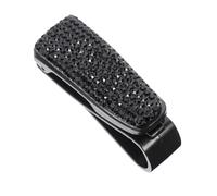 Parliky Car Visor Glasses Clip with Rhinestone Decoration Portable Eyeglass Holder for Sun Visor Lightweight Organizer to Secure Sunglasses Prevent Scratches and Loss Easy Installation for
