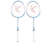 Parliky Cartoon Badminton Racket Set Aluminium Alloy Lightweight Outdoor Sports Training Tool for Boys Safe Rounded Design and Eye-catching Patterns Practice Equipment Random Color