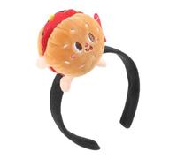 Parliky Cartoon Hamburger Headband for Girls Festival Costume Funny Fabric Hair Band for Teens Party Decorative Headwear Cosplay Accessory