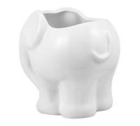 Parliky Ceramic Succulent Flowerpot Elephant Shape Plant Pot Feet Outdoor Planters for Balcony Window Table